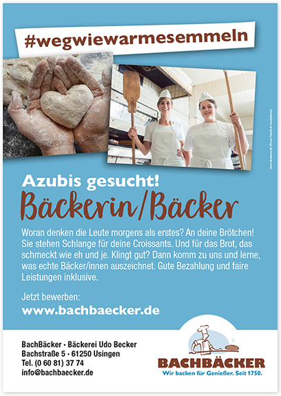 Azubis gesucht! BäckerIn